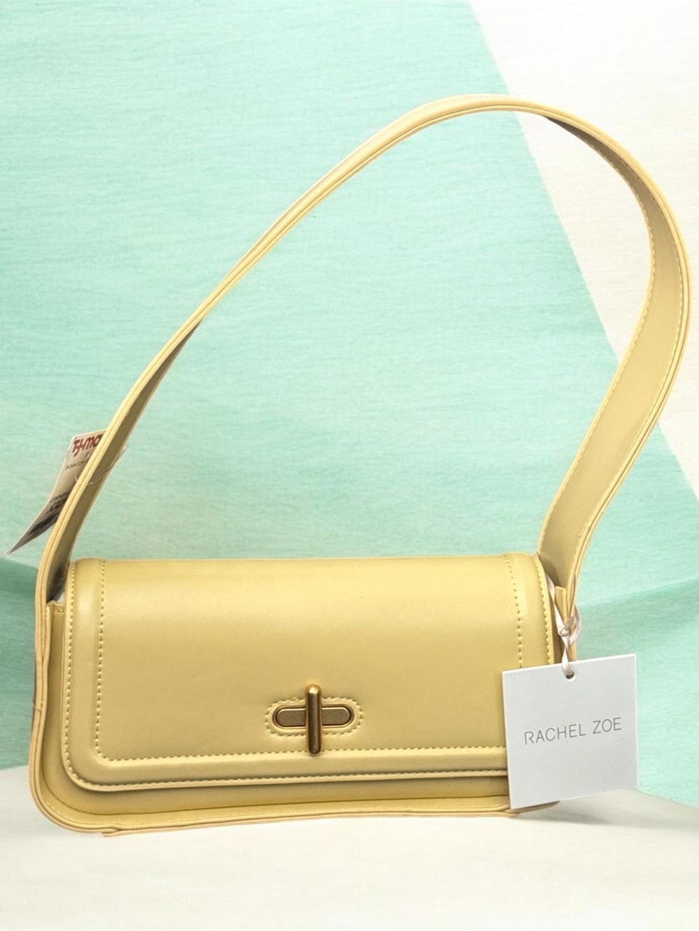 Rachel Zoe Yellow Clutch NWT